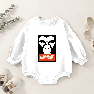 Discover Harambe Baby Romper Sweatshirts