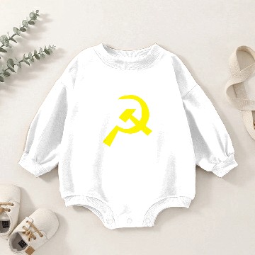 Discover Hammer and Sickle Communist Baby Romper Sweatshirts