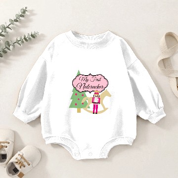 Discover My First Nutcracker Ballet square Baby Romper Sweatshirts