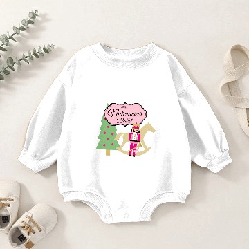 Discover The Nutcracker Ballet Dance Student square Baby Romper Sweatshirts