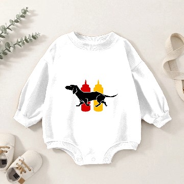 Discover hot dog Baby Romper Sweatshirts