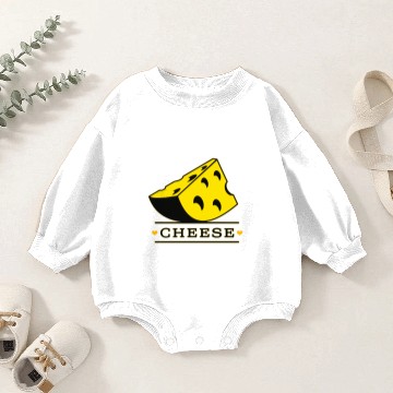 Discover Cheese Baby Romper Sweatshirts