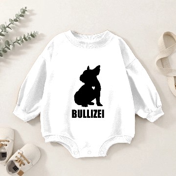 Discover Bully frenchie Bullizei Baby Romper Sweatshirts