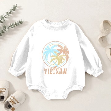Discover Vietnam Baby Romper Sweatshirts