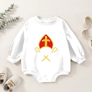 Discover Saint Nicholas Baby Romper Sweatshirts