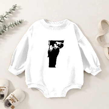 Discover Vermont Morgan Figure Horse Lover Black Baby Romper Sweatshirts