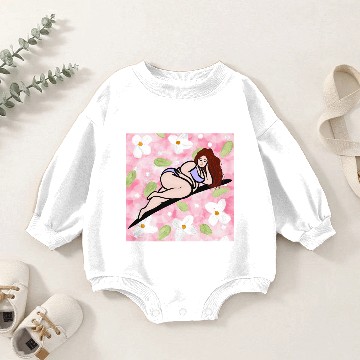 Discover Red in Lilac Baby Romper Sweatshirts