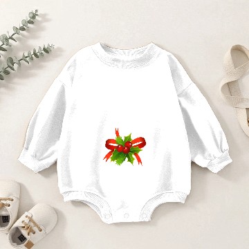 Discover Funny Christmas Mistletoe Baby Romper Sweatshirts