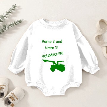 Discover Agriculture tractor Baby Romper Sweatshirts