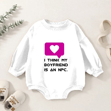 Discover Robot Boyfriend Baby Romper Sweatshirts