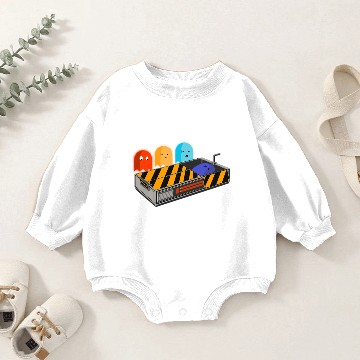Discover RIP little Ghost Baby Romper Sweatshirts