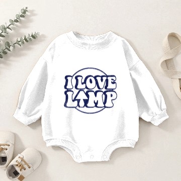 Discover I Love Lamp Baby Romper Sweatshirts