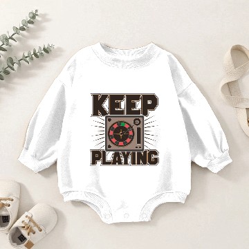 Discover Roulette Casino Baby Romper Sweatshirts