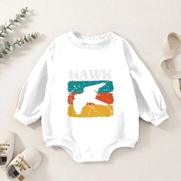 Discover Hawk Beak Rodent Feather Baby Romper Sweatshirts