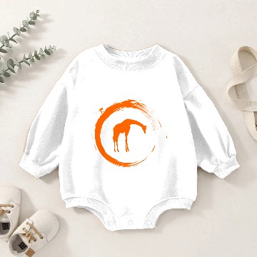 Discover Giraffe Baby Romper Sweatshirts
