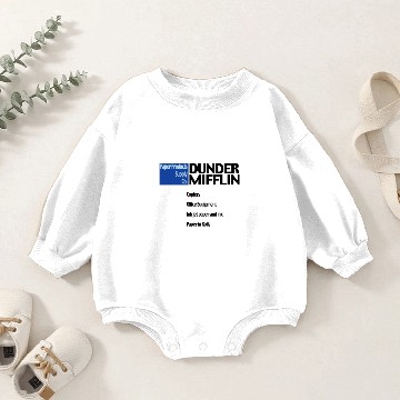 Discover Dunder Mifflin Baby Romper Sweatshirts
