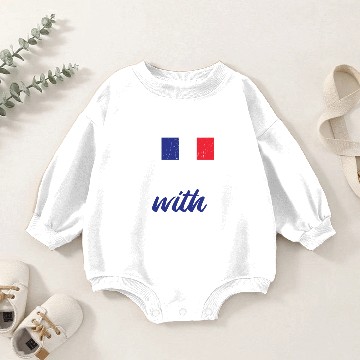 Discover France Baby Romper Sweatshirts