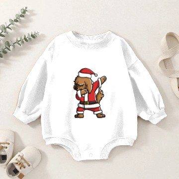 Discover Dabbing Goldendoodle Ugly Christmas Baby Romper Sweatshirts