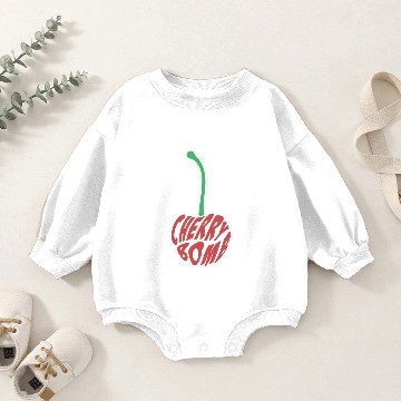 Discover Cherry Bomb Baby Romper Sweatshirts