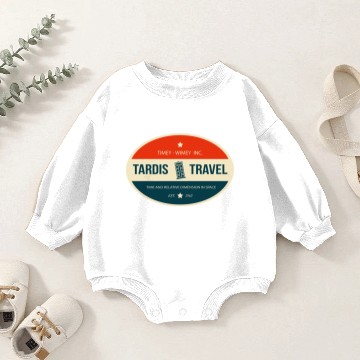 Discover Tardis Travel Baby Romper Sweatshirts
