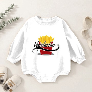 Discover French Fries Baby Romper Sweatshirts