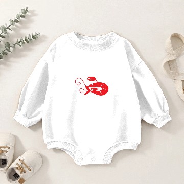 Discover Crawfish lobster Baby Romper Sweatshirts