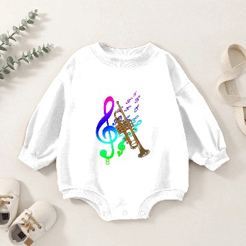 Discover Trumpet Baby Romper Sweatshirts