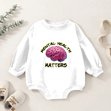 Discover Mental Health Matters Baby Romper Sweatshirts