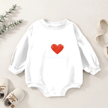 Discover I Love Afghanistan Baby Romper Sweatshirts