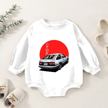 Discover AE86 Japan anime Initial D Baby Romper Sweatshirts