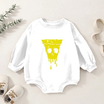 Discover Cheesy Death Baby Romper Sweatshirts