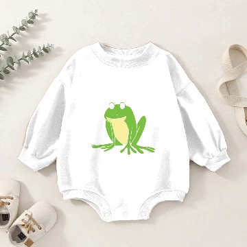 Discover Frog Slimy Toxic Mud Baby Romper Sweatshirts