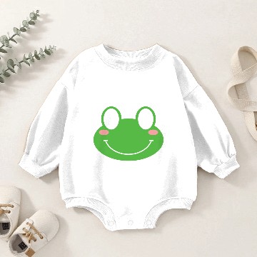 Discover Frog Slimy Toxic Mud Baby Romper Sweatshirts