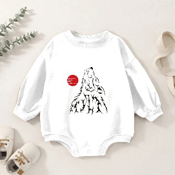 Discover Werewolf with moon Baby Romper Sweatshirts