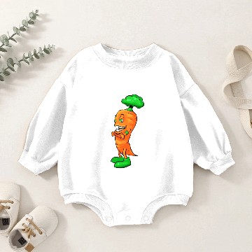 Discover Cool carrot gift tomato onion leek chia Baby Romper Sweatshirts