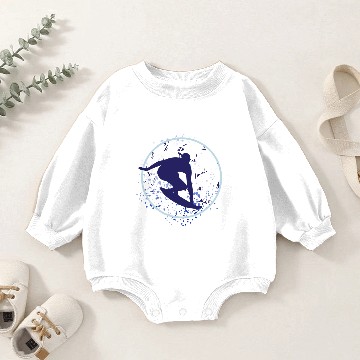 Discover Silver surfer Baby Romper Sweatshirts