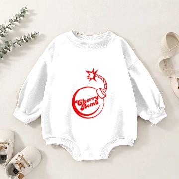 Discover Cherry Bomb Baby Romper Sweatshirts