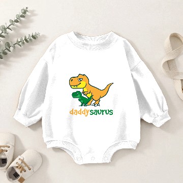 Discover daddysaurus Baby Romper Sweatshirts