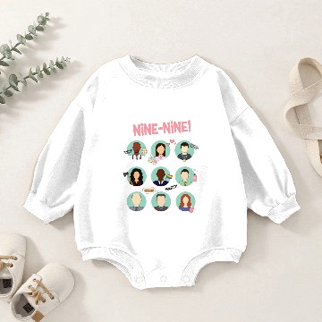 Discover Brooklyn Nine - Nine Squad Baby Romper Sweatshirts