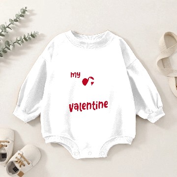 Discover My Dog Is My Valentine Baby Romper Sweatshirts