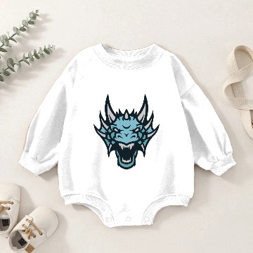 Discover rhinoceros dragon Baby Romper Sweatshirts