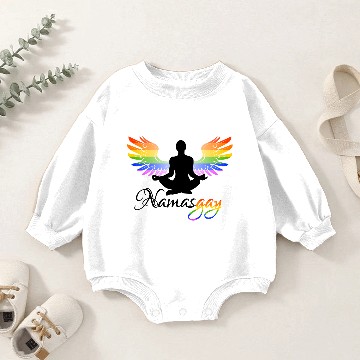 Discover Namasgay LGBT Yoga Angel wings Gay Pride Baby Romper Sweatshirts