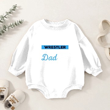 Discover Wrestling Dad Baby Romper Sweatshirts