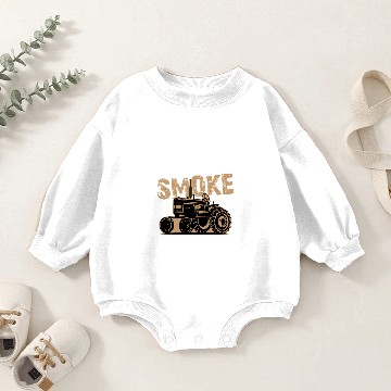 Discover Tractor machine farming tug agriculture Baby Romper Sweatshirts