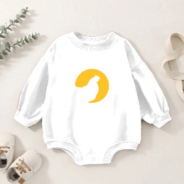 Discover Cock In Moonlight funny Baby Romper Sweatshirts