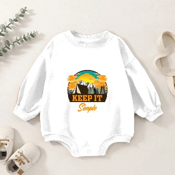 Discover Just keep it simple Baby Romper Sweatshirts