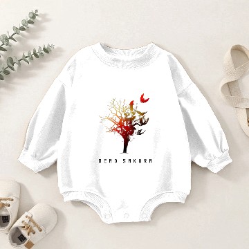 Discover dead sakura Baby Romper Sweatshirts