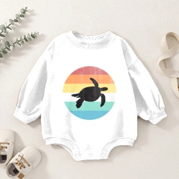 Discover Sea turtle Baby Romper Sweatshirts