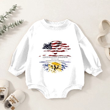 Discover Barbados Baby Romper Sweatshirts