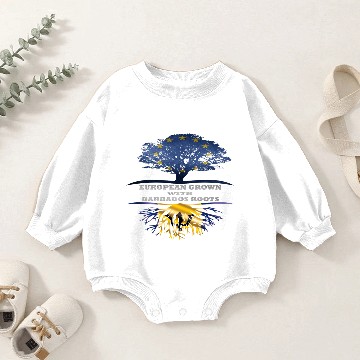 Discover Barbados Baby Romper Sweatshirts